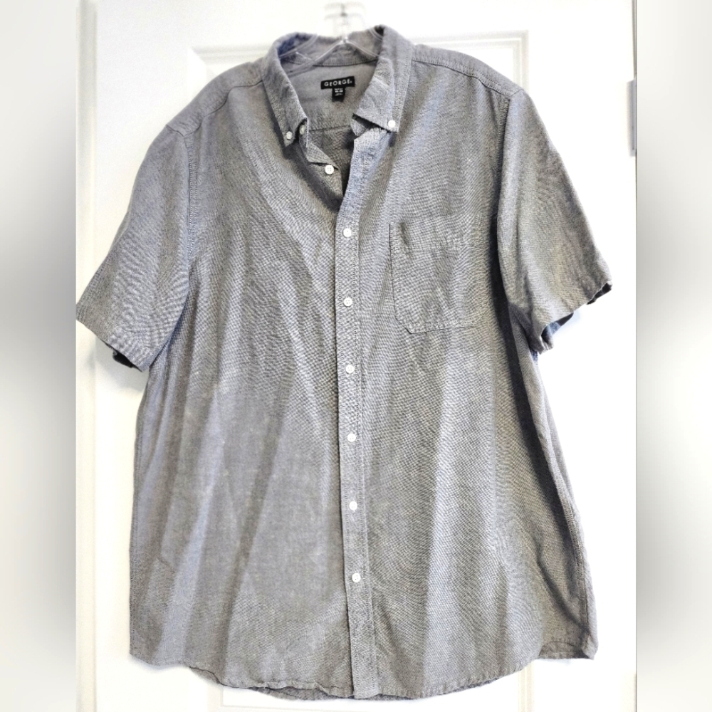 ❤️ 3 For 15 George Gray Short Sleeve Button Down Shirt